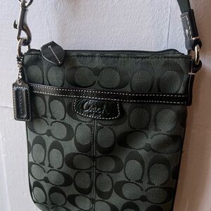 Coach Dark Green Crossbody Bag